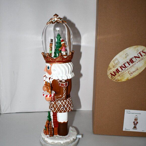 Roman Musical LED Gingerbread Nutcracker #135190 NWT - Picture 5 of 9